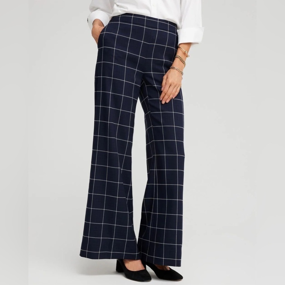 Chico’s Jacquard Flare Trouser